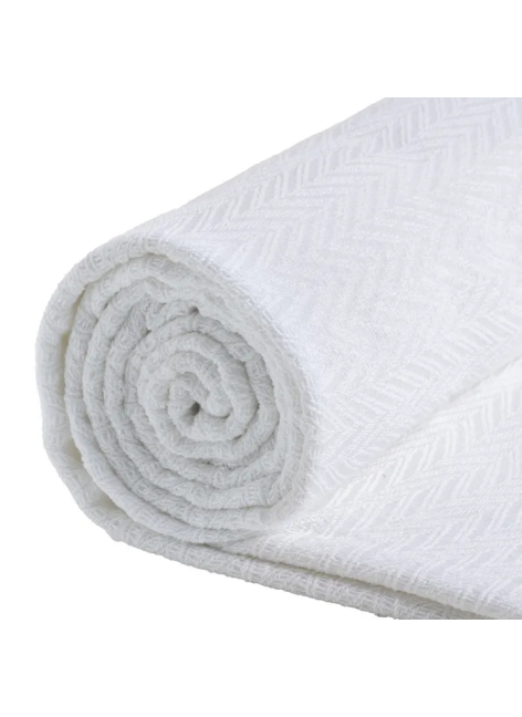 Plaid Espiga Blanco Algodón... 2