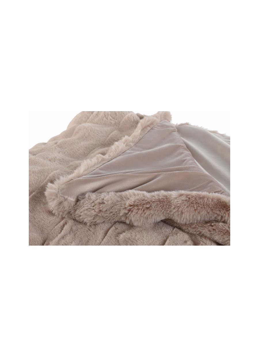 Manta Rosa Palo Cama Poliéster 220x240x1