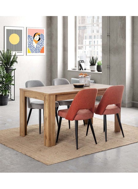 Silla Duplex Gris 59x60x82 cm