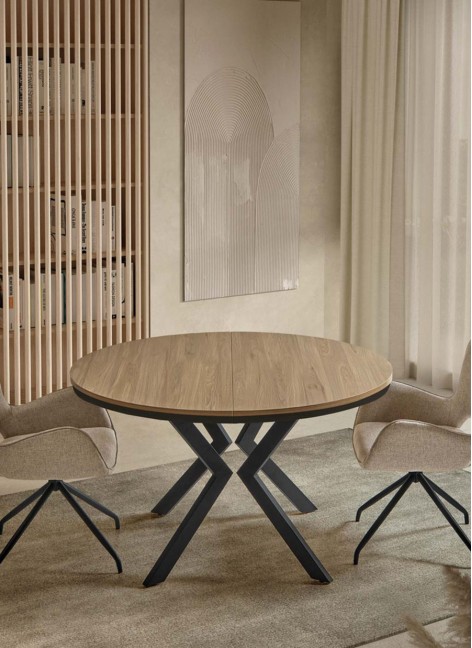 Mesa Silvia 120x120x76 cm