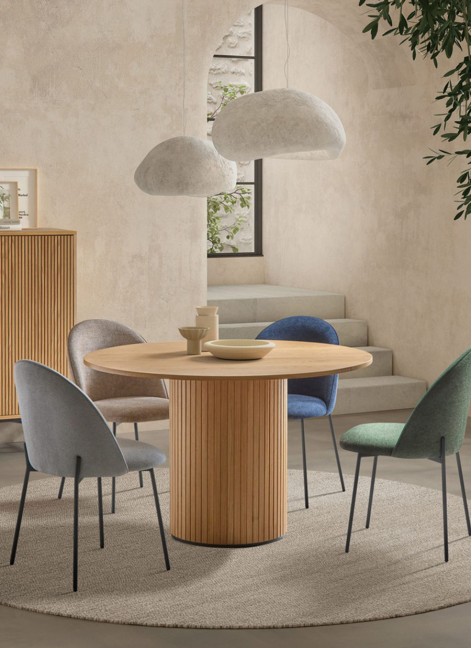 Mesa Lina Madera 120x120x75 cm