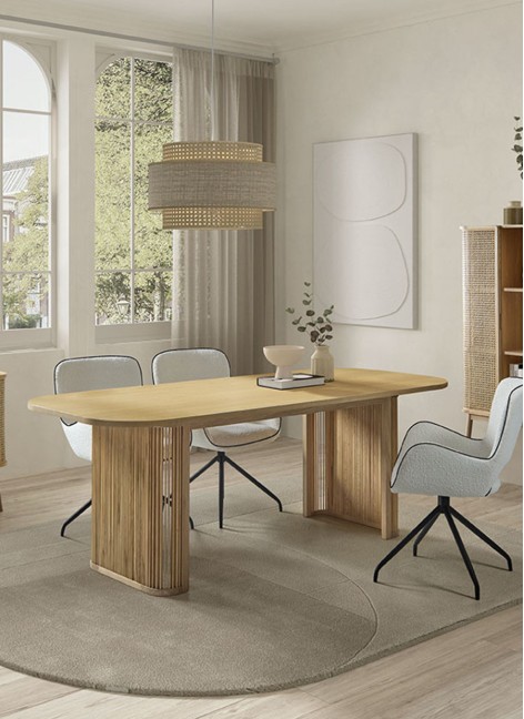 Mesa Vera Madera 210x90x75 cm