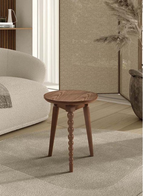 Mesa Tulún Nogal 35x35x45 cm