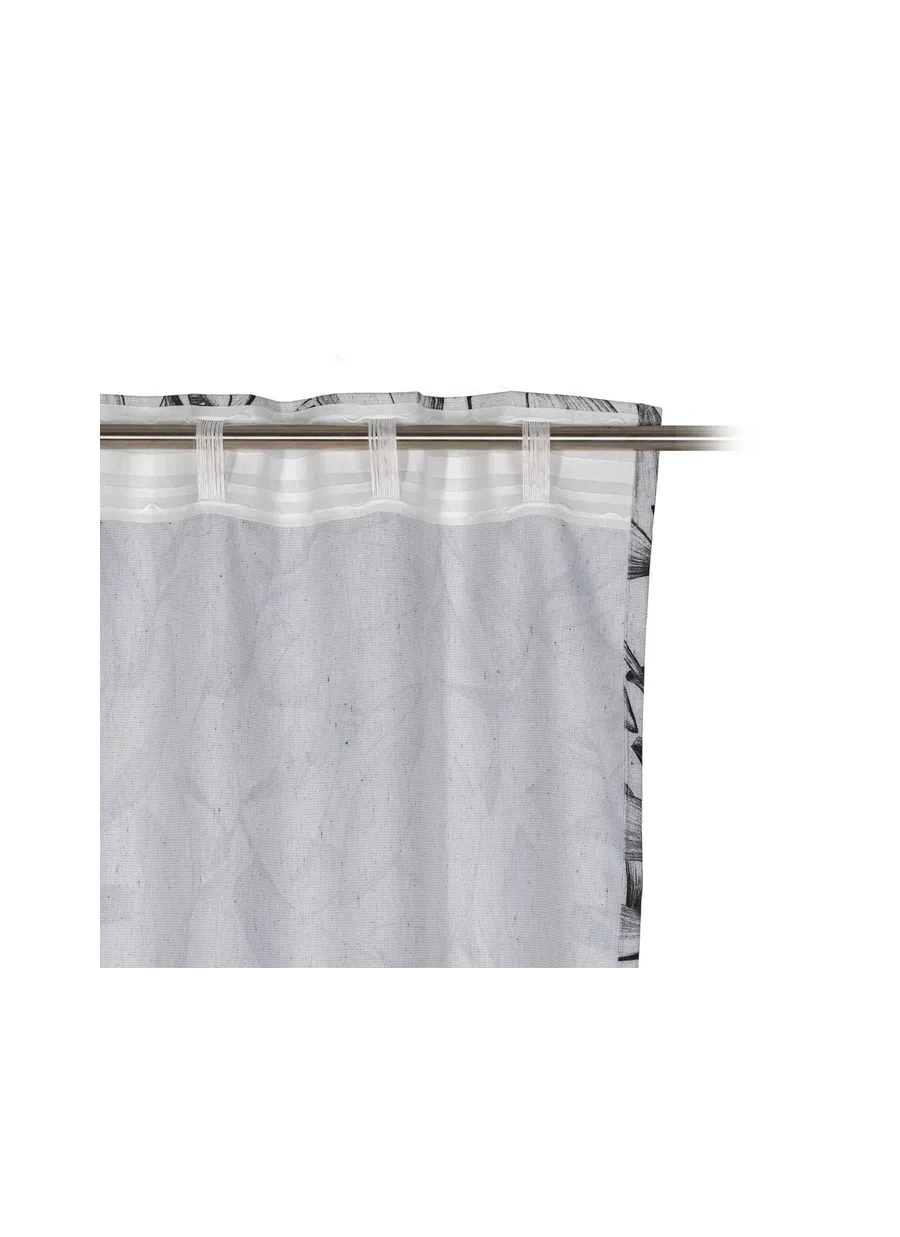 Cortina Hojas Algodón-Poliéster...