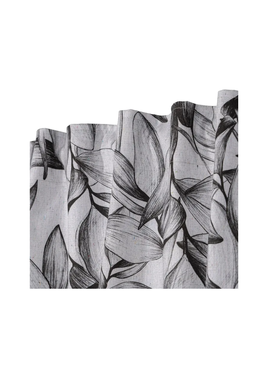 Cortina Hojas Algodón-Poliéster...