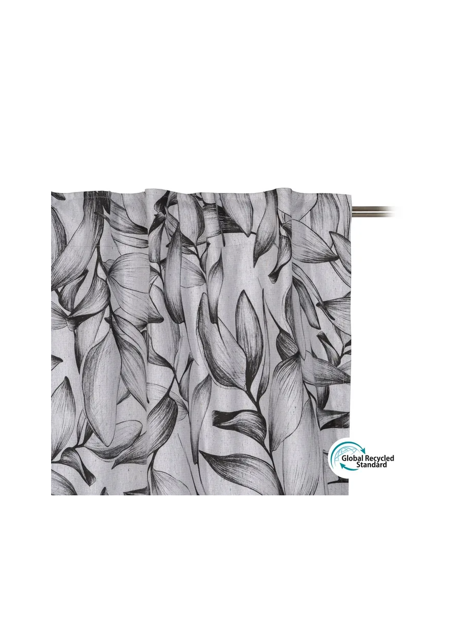 Cortina Hojas Algodón-Poliéster...