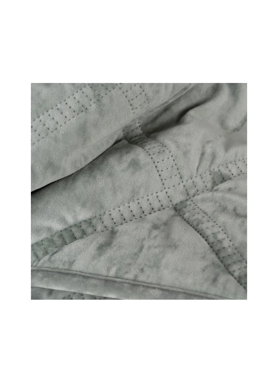 Colcha Verde Poliéster Textil/Hogar...