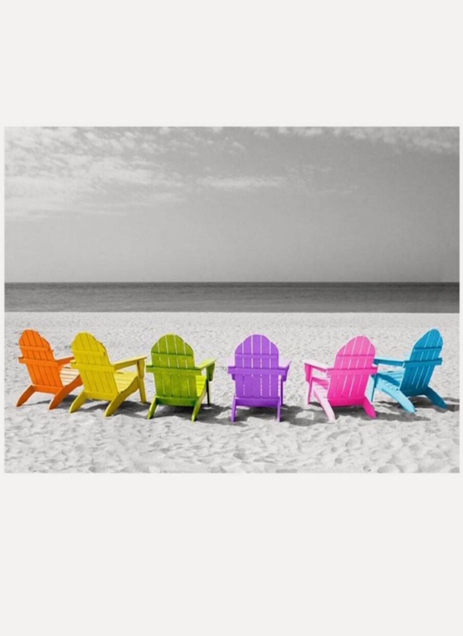 Cuadro Cristal Summertime 120x0.4x80 cm