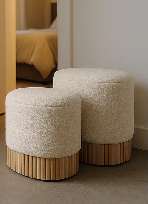 2 Puffs Crema Tejido...