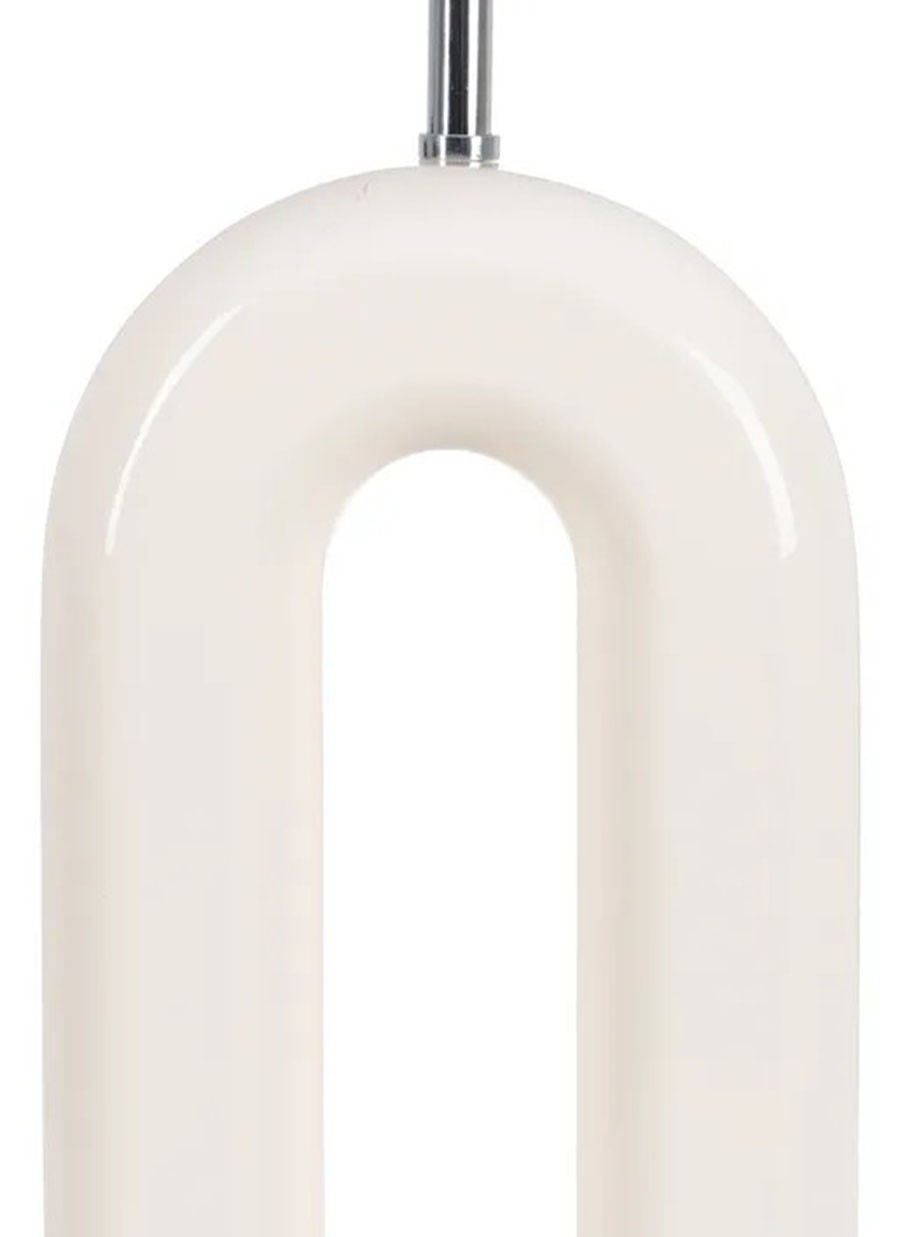 Lámpara Curve Beige 37,50x37,50x70 cm