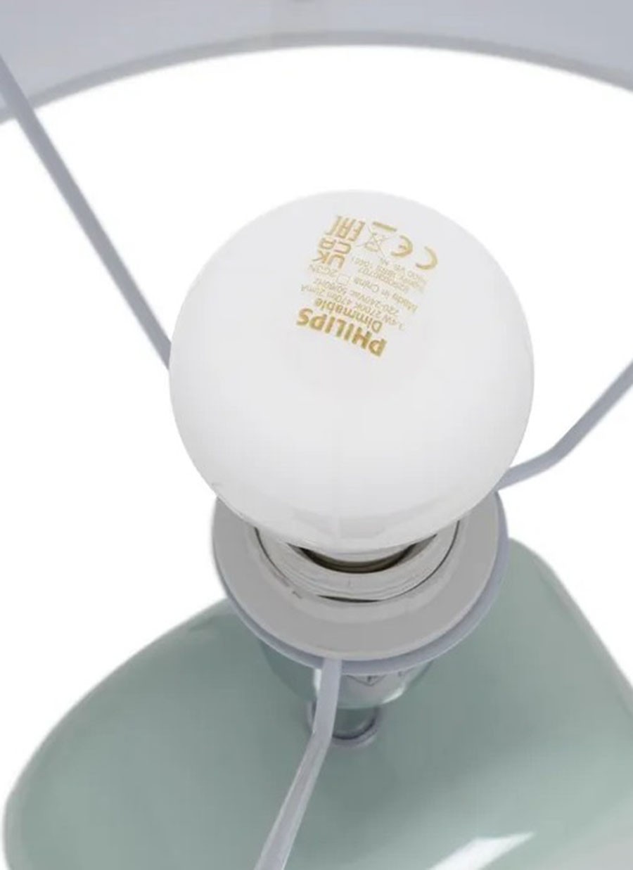 Lámpara Curve Verde 37,50x37,50x70 cm