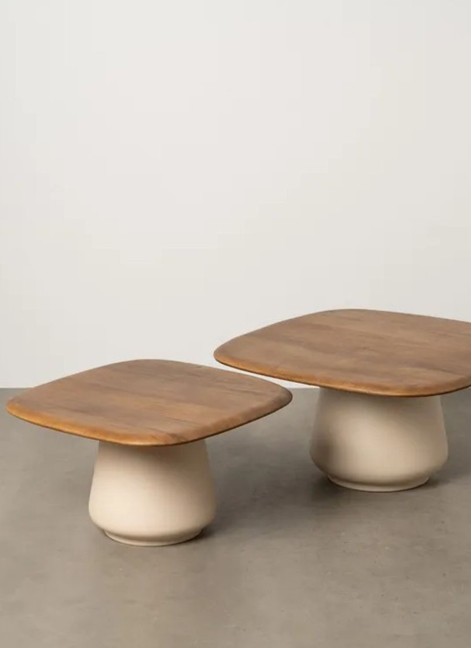 Mesas Centro Neras 90x90x40cm