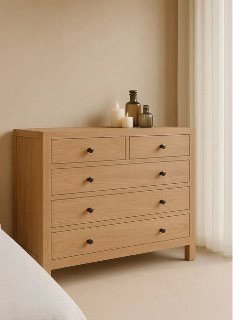 Cómoda Natural Madera Mindi...