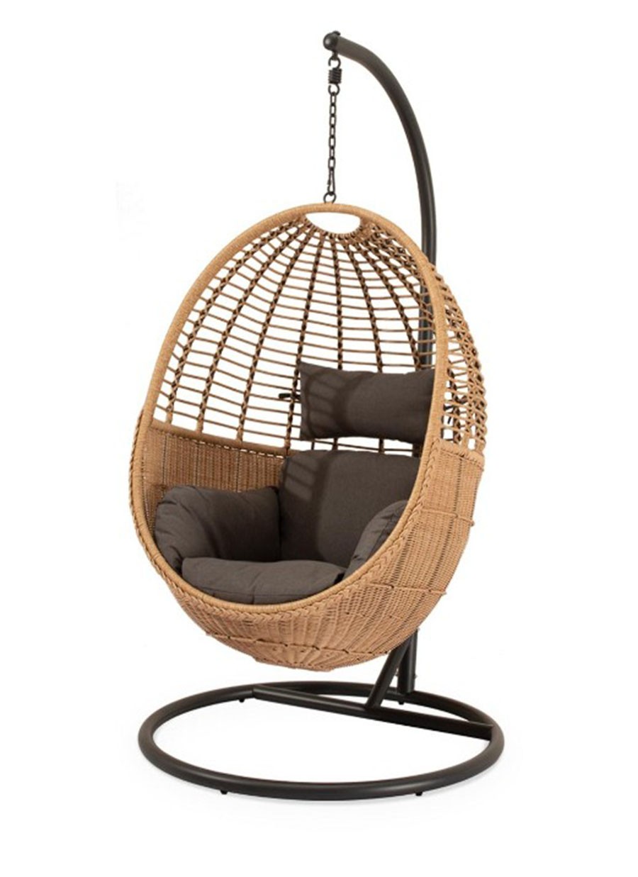 Sillón Ezra Hannover Gris 116x195x116 cm