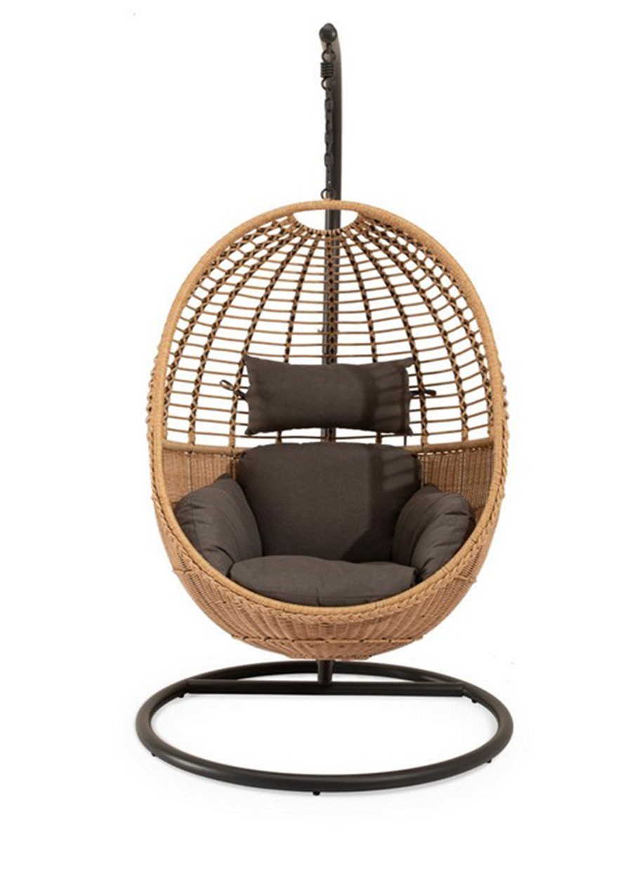 Sillón Ezra Hannover Gris 116x195x116 cm