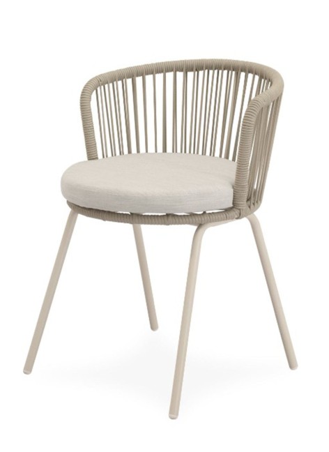 Silla Doolin Beige 74x56x55 cm 2