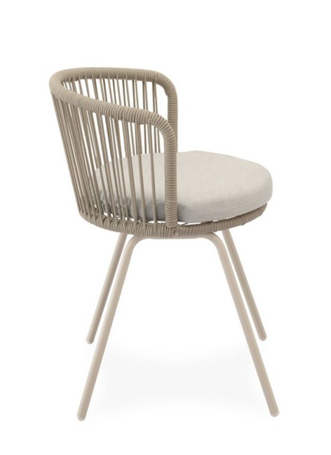 Silla Doolin Beige 56x74x55 cm