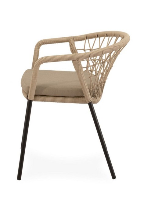 Silla Teore Beige Negro...