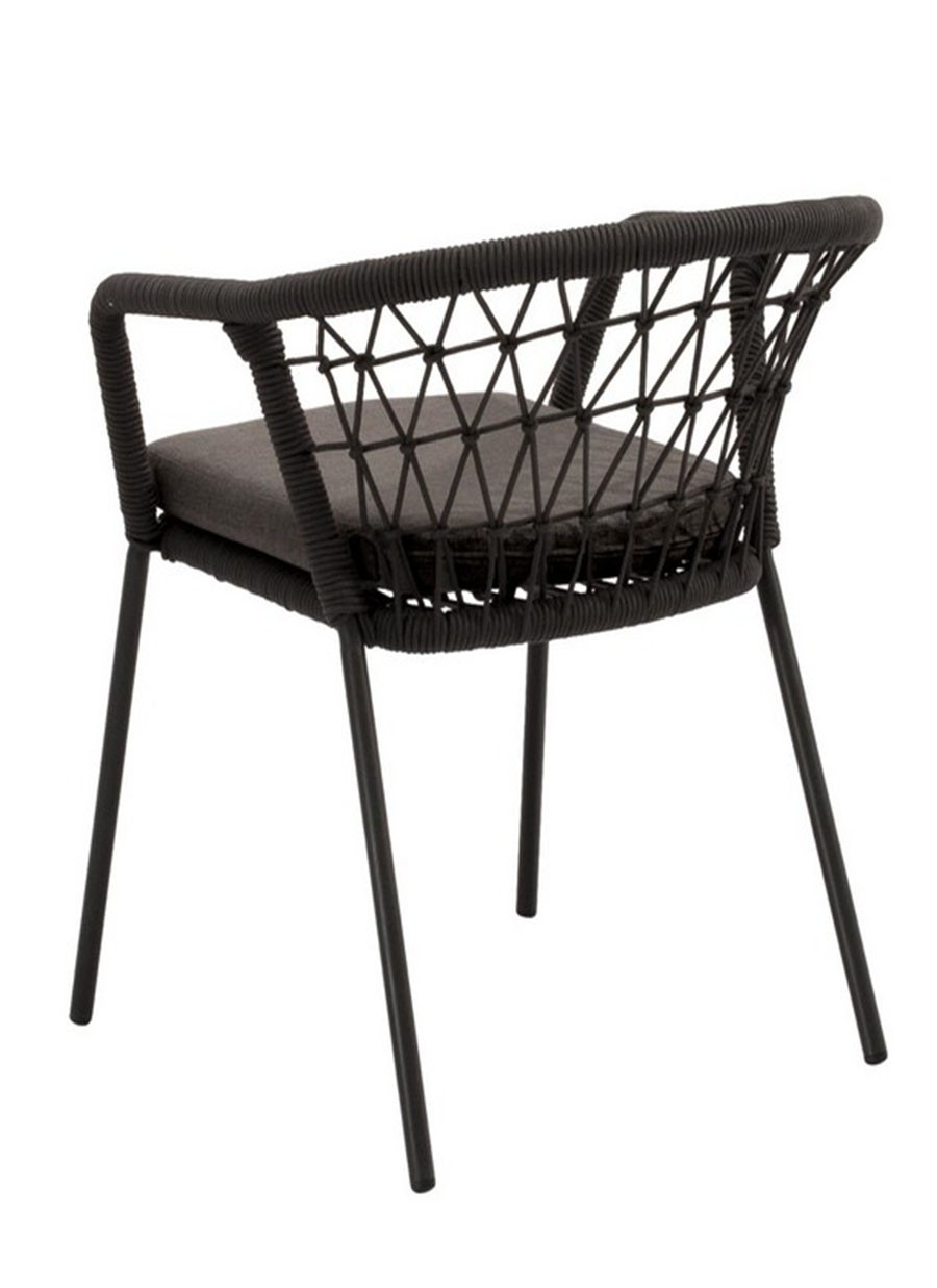 Silla Teore Gris Negro 64x74x64 cm