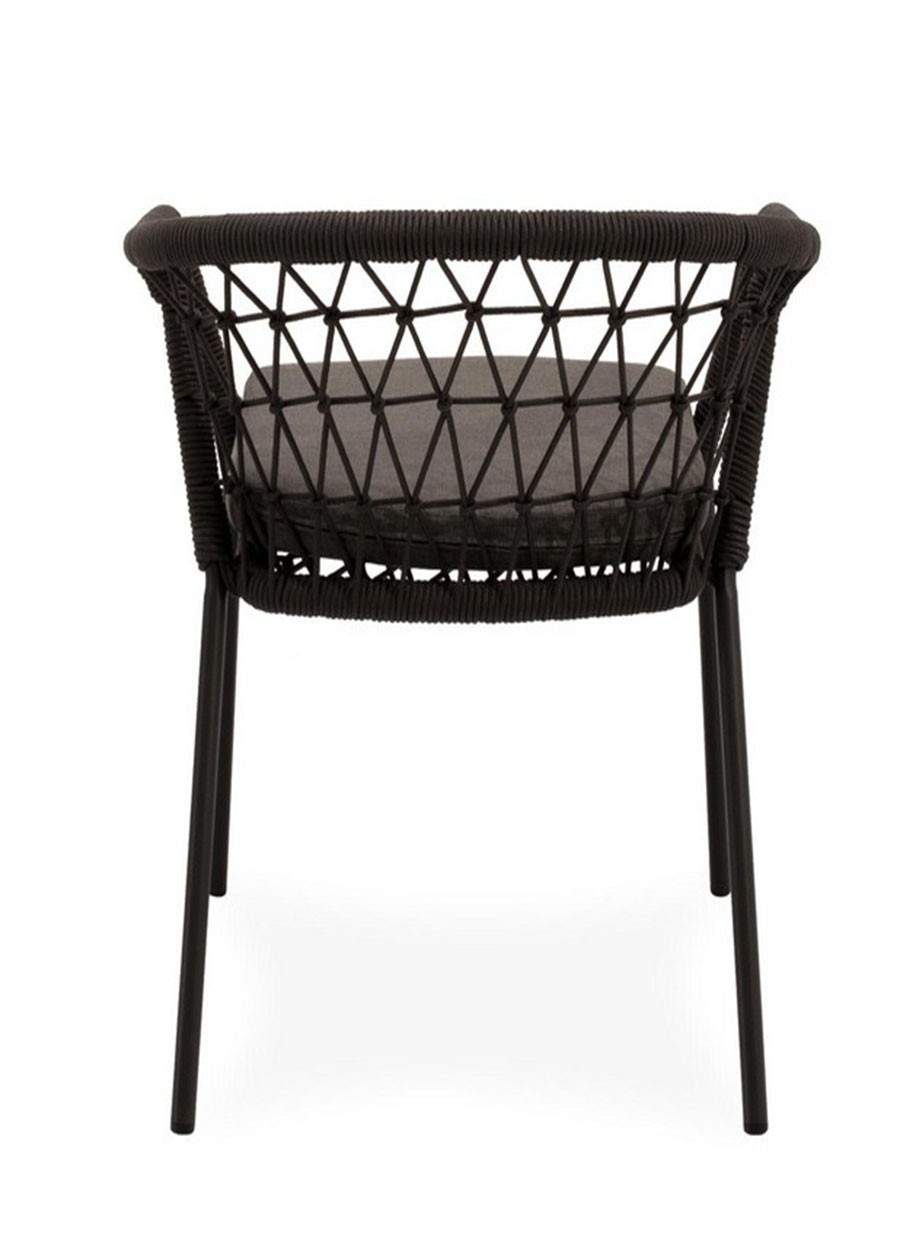 Silla Teore Gris Negro 64x74x64 cm