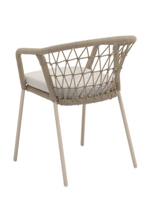 Silla Teore Beige 74x64x64 cm 2