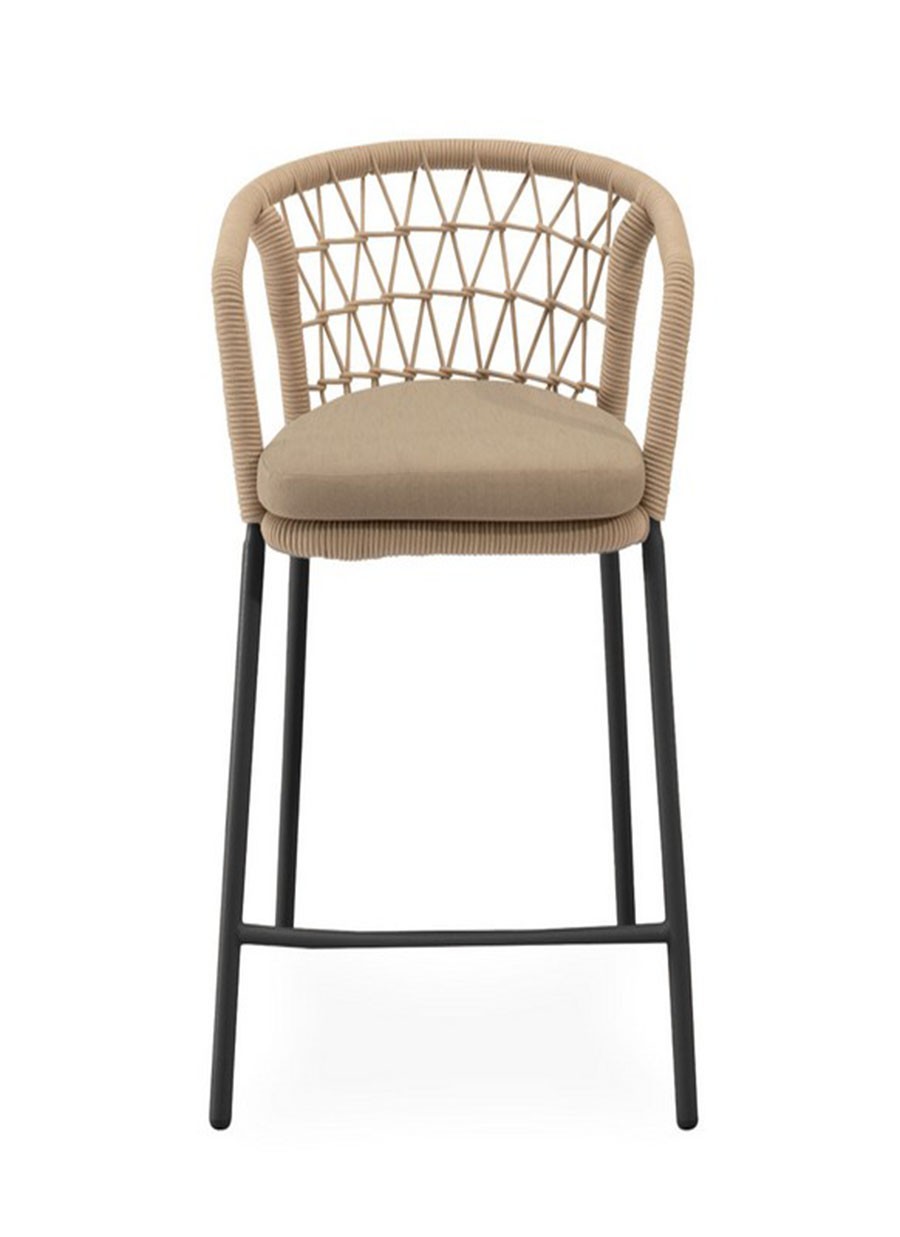 Taburete Cartago Beige Negro 56x90x57 cm