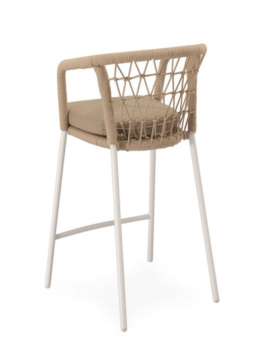 Taburete Cartago Beige Blanco...