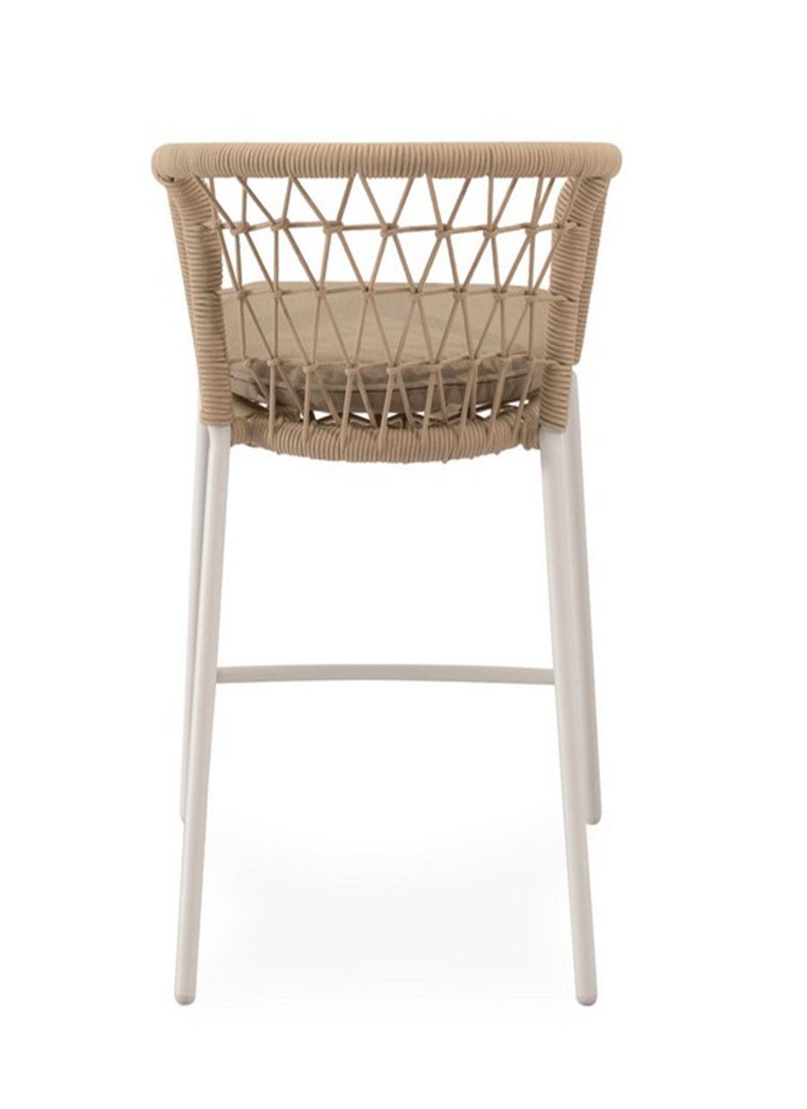 Taburete Cartago Beige Blanco...