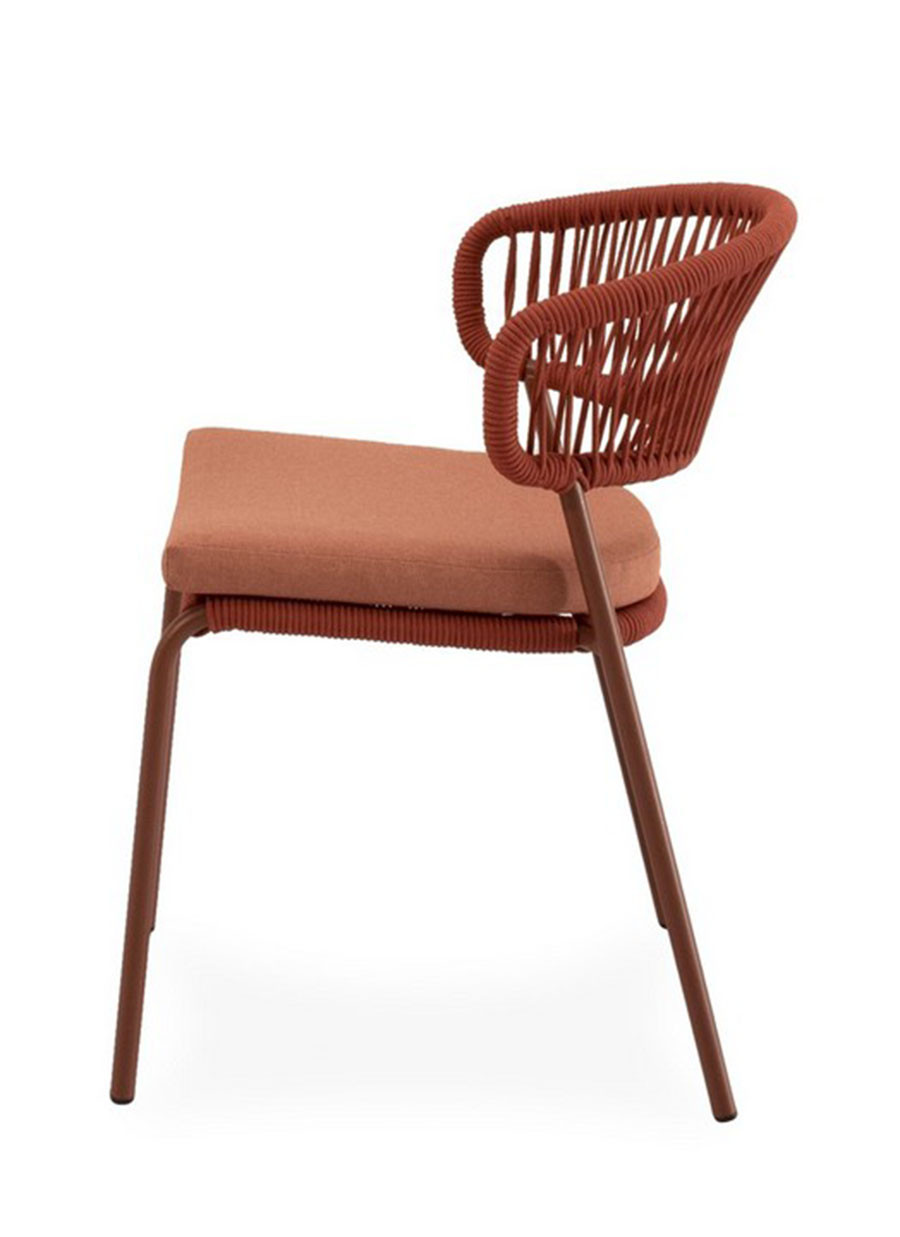 Silla Negara Terracota 58x60,5x78,5 cm