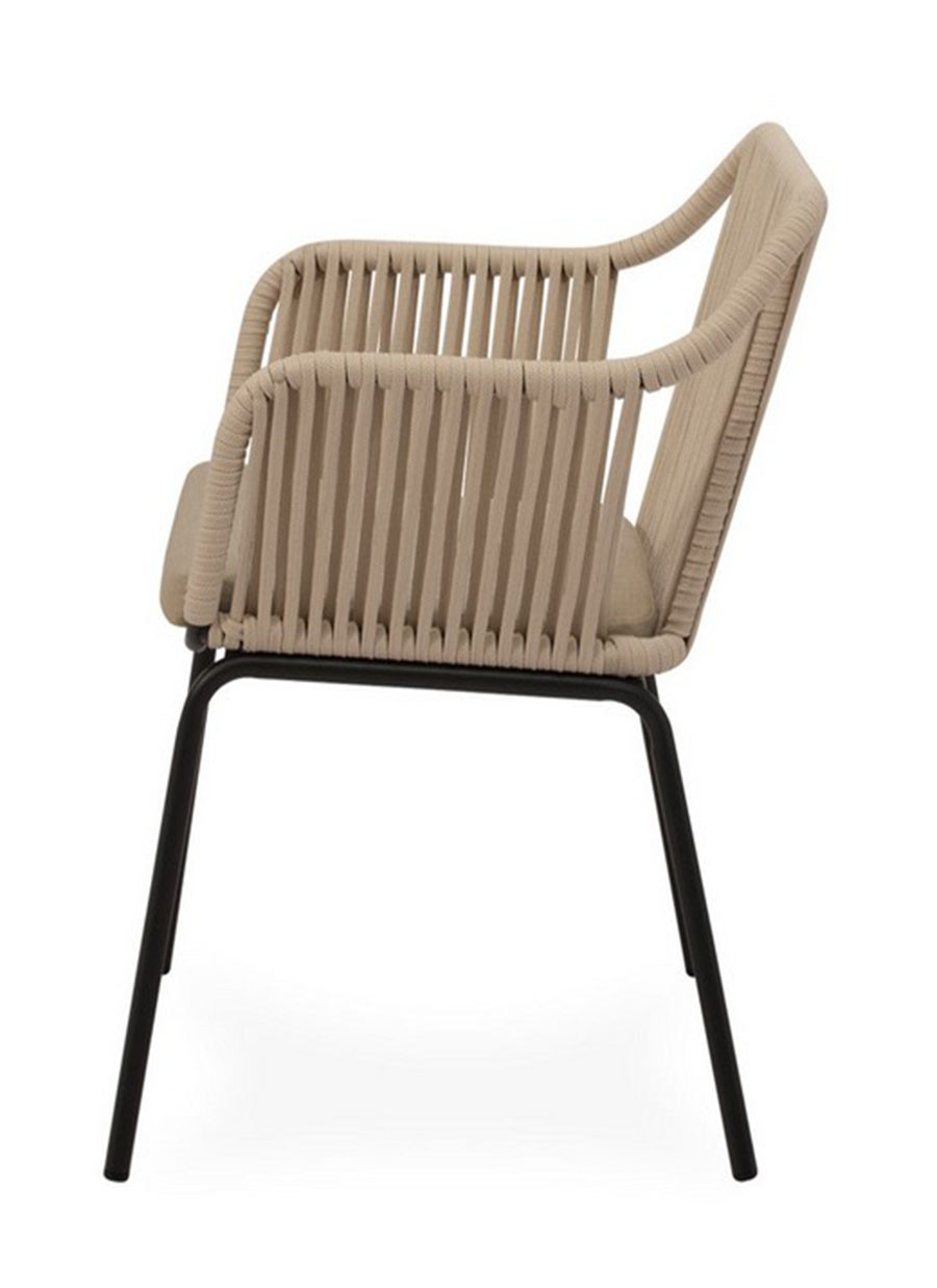 Silla Swann Negro 59x57x60,5 cm