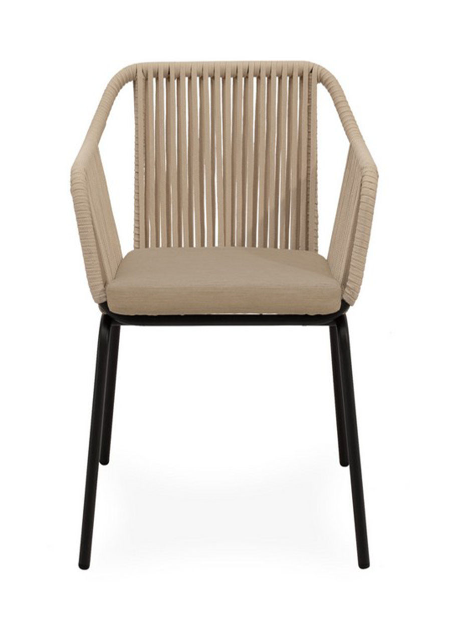 Silla Swann Negro 59x57x60,5 cm