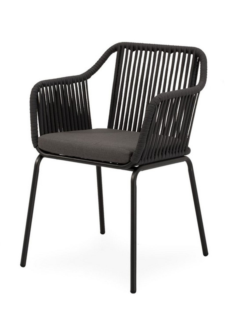 Silla Swann Gris 59x57x79,5 cm