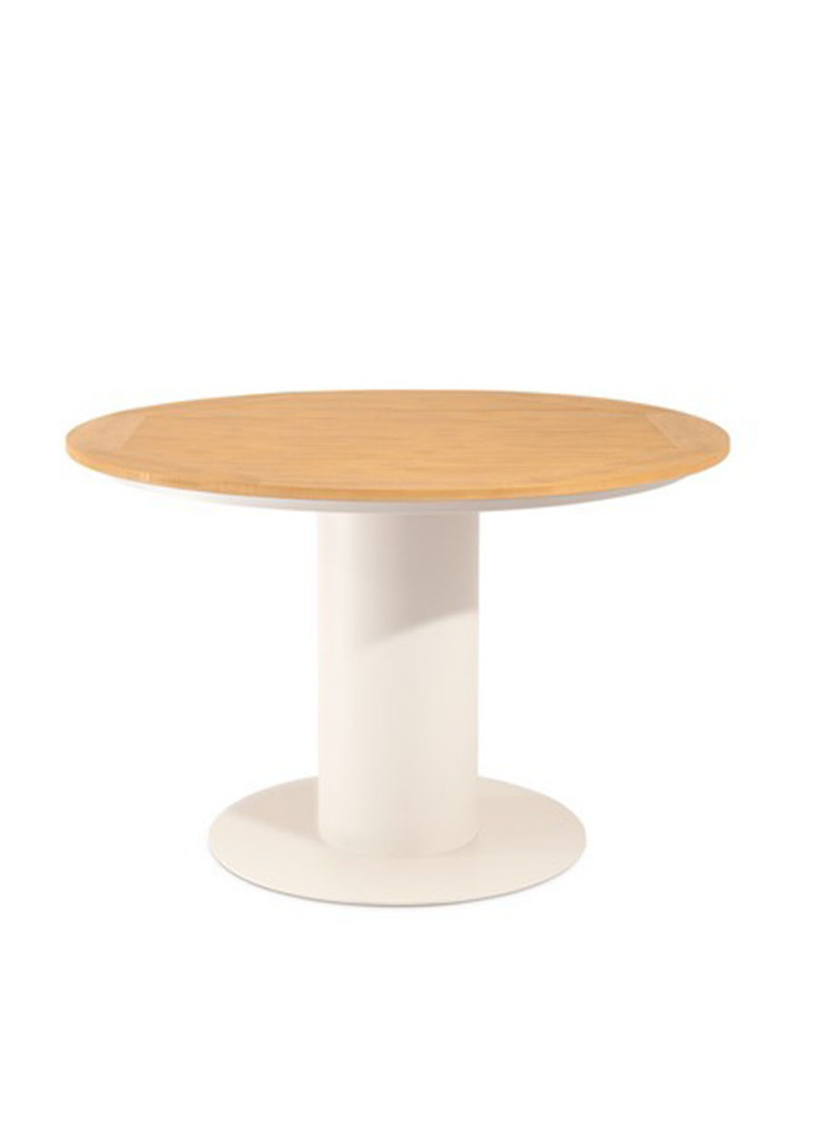 Mesa Arun Blanco 120x75x120 cm