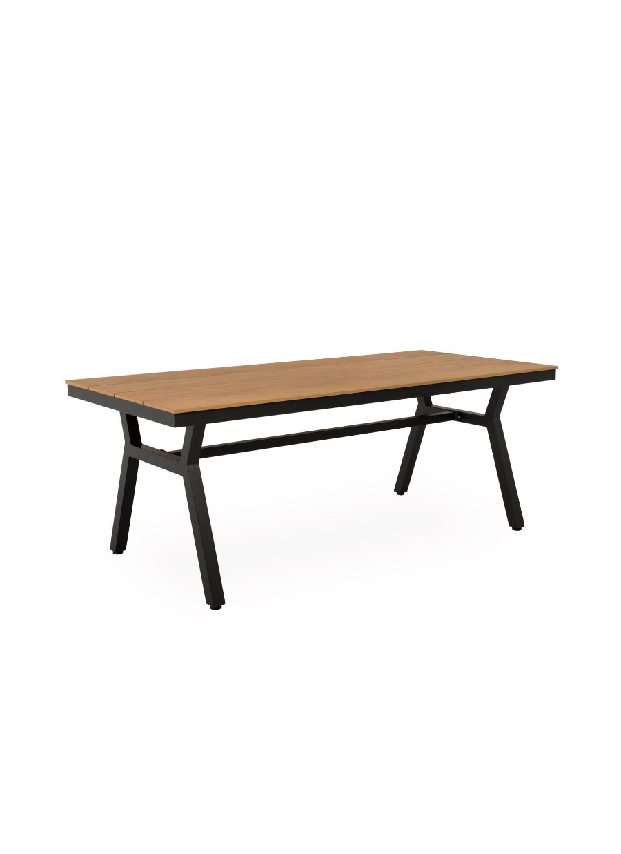 Mesa Cebu Negro 200x88x74 cm