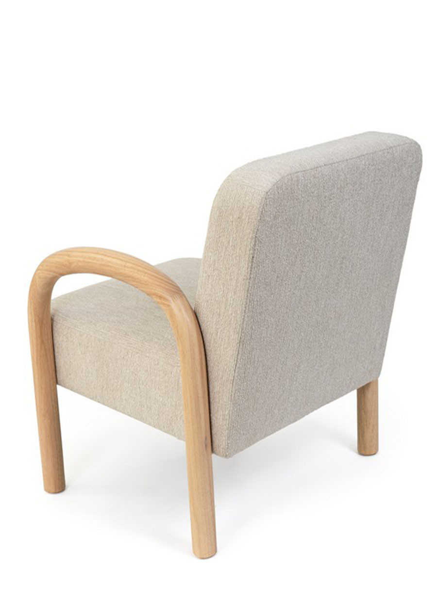 Sillón Corfou Beige 70x82x78,5 cm