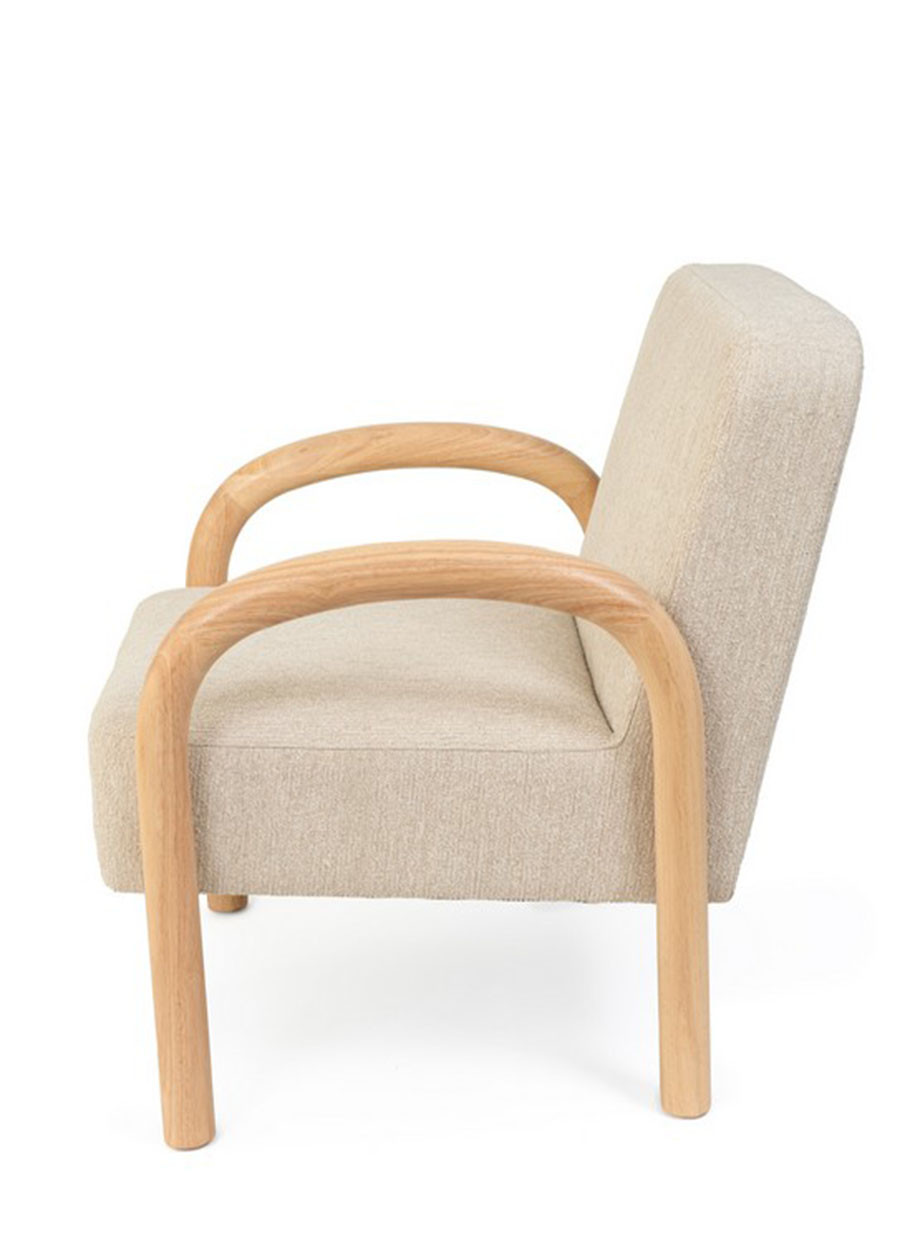 Sillón Corfou Beige 70x82x78,5 cm