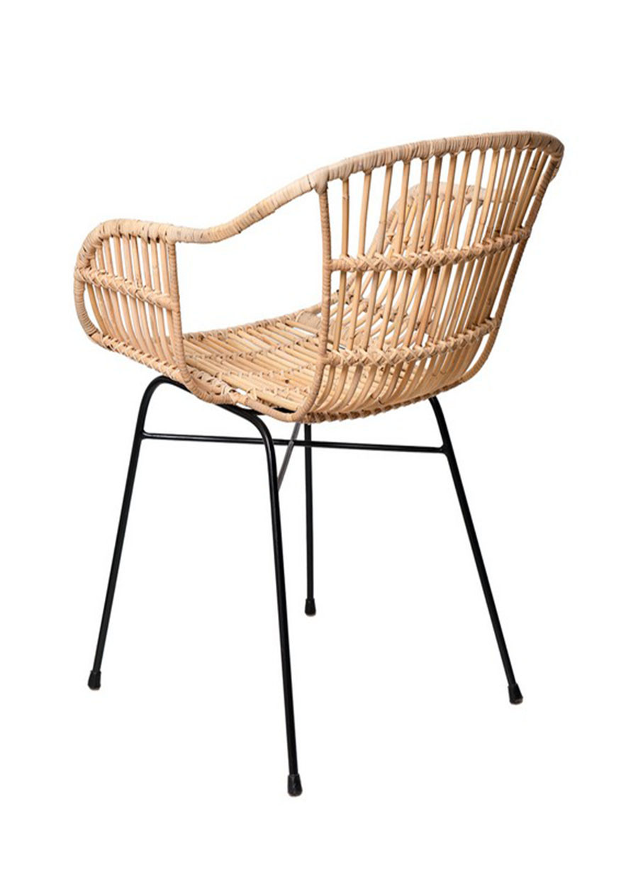 Silla Camel  Negro 56x60x74,5 cm