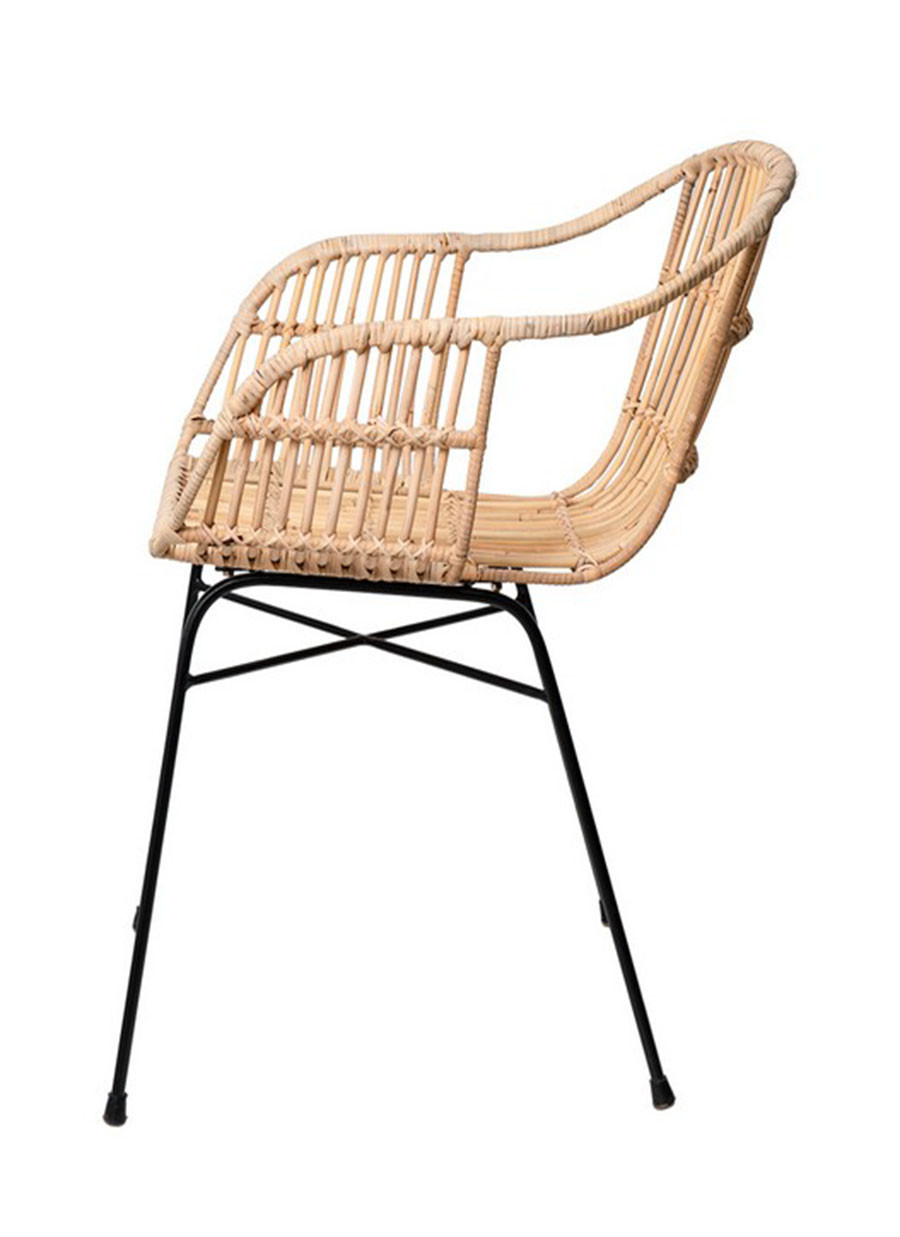 Silla Camel  Negro 56x60x74,5 cm