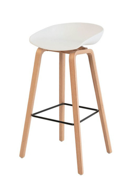 Taburete Ronie blanco...