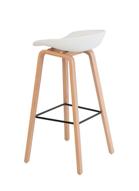 Taburete Ronie blanco... 2