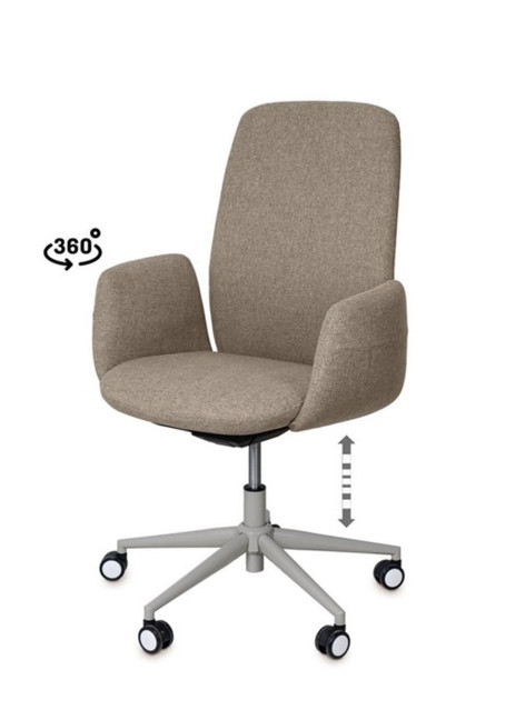 Silla oficina Chiara Taupe...