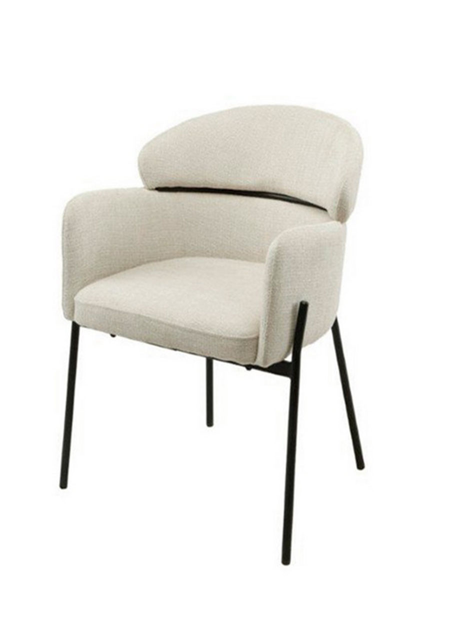 Silla Barcares Beige 61x60x79 cm