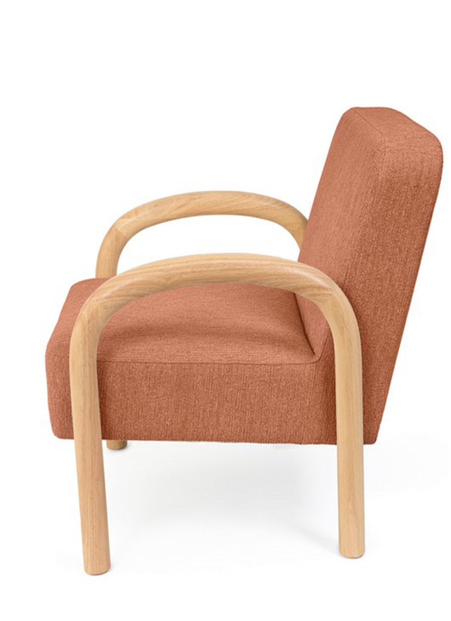 Sillón Corfou Terracota 70x82x78,5 cm