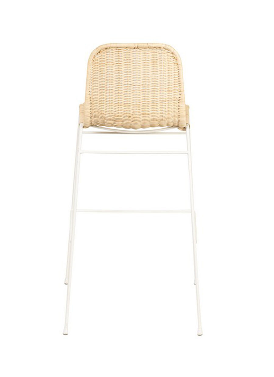 Taburete Nairobi Natural/Blanco...