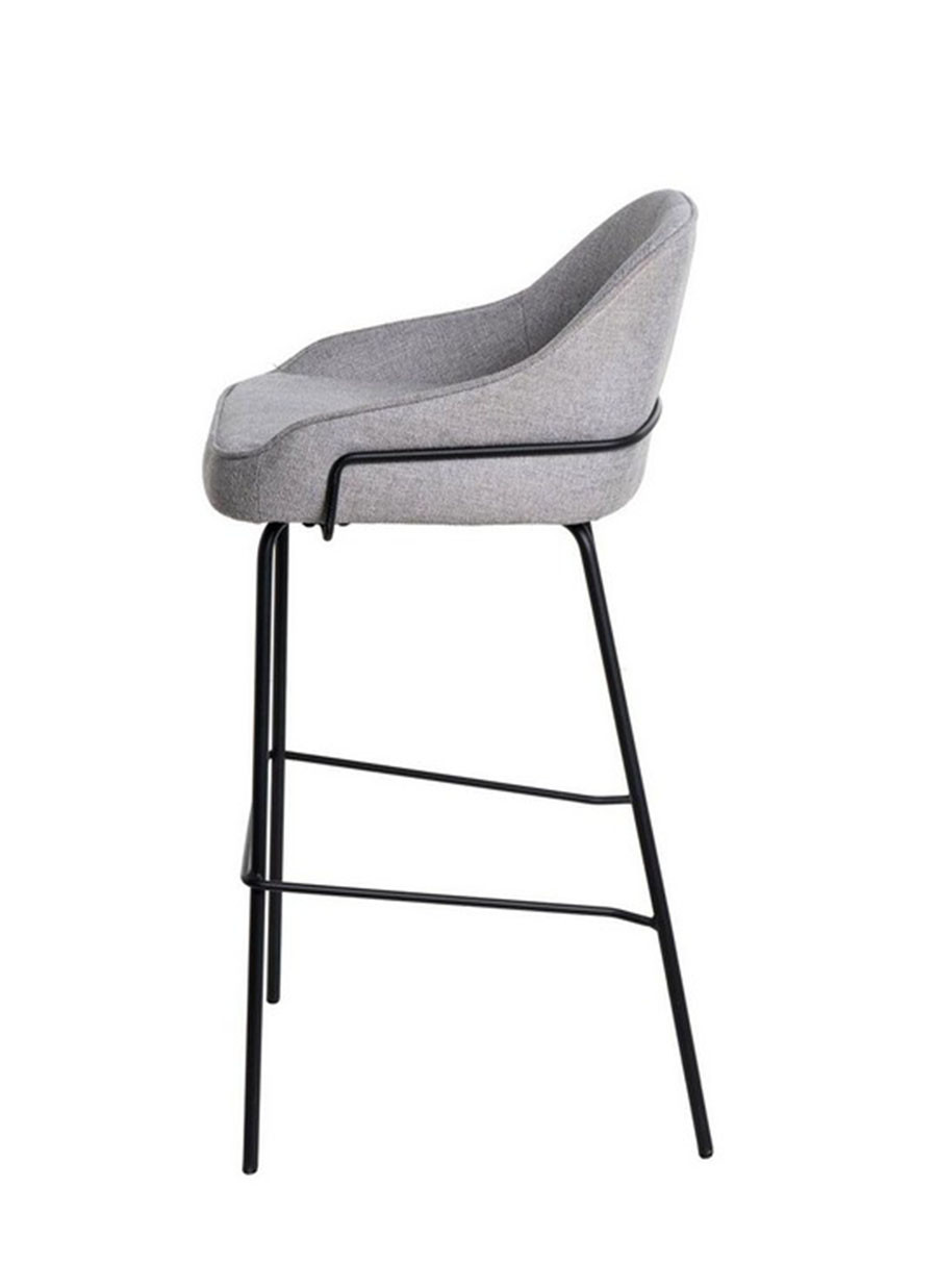 Taburete Bagoa gris claro 48x52x97 cm