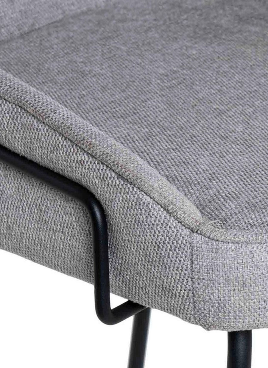 Taburete Bagoa gris claro 48x52x97 cm