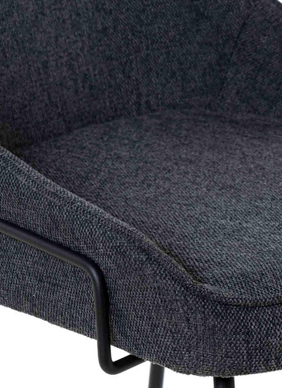 Taburete Bagoa gris oscuro 48x52x97 cm