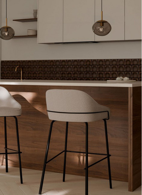 Taburete Bagoa beige...