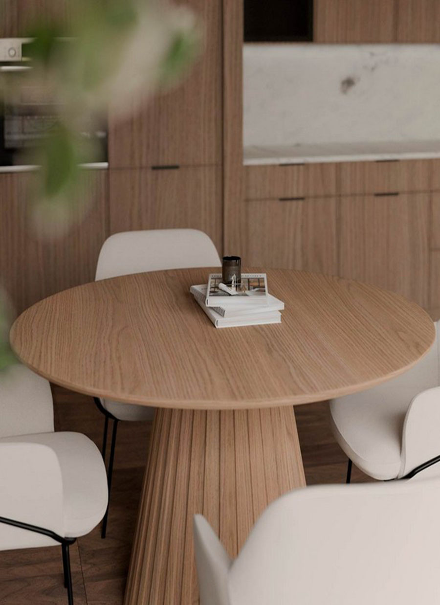 Mesa Limassol Roble 100x75cm