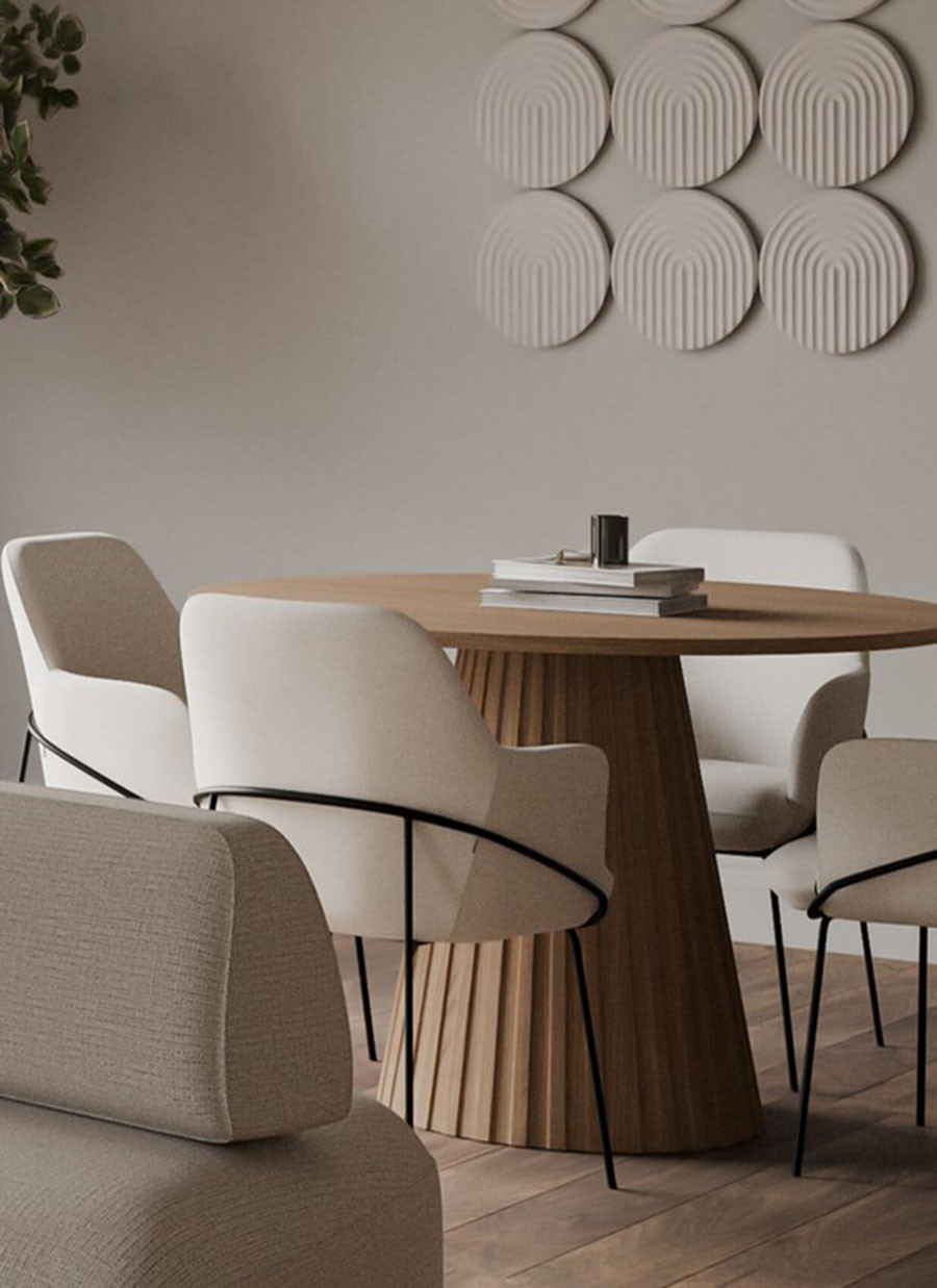 Mesa Limassol Roble 120x75 cm